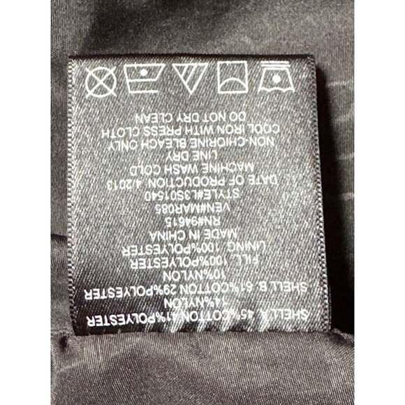 Sam Edelman Quilted Sleeve Hooded Parka Jacket Womens M Hybrid Long Drawstring - Picture 4 of 16